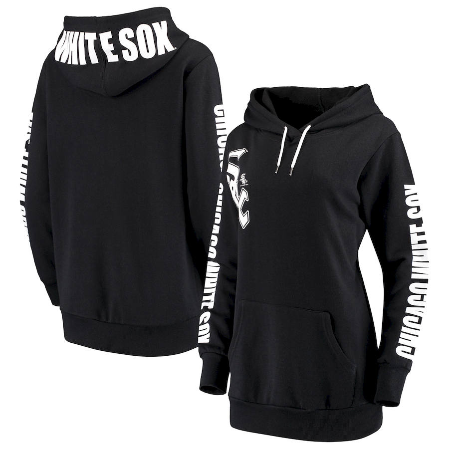 Women Chicago White Sox G III 4Her by Carl Banks 12th Inning Pullover Hoodie Black